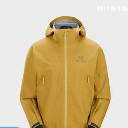 Mens Hoodie Arcterxys Designer Jackets Beta Jacket Gore-tex Men's Hard Shell Charge Coat Daze/confused Yellow m