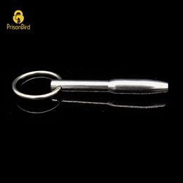 New Male Stainless Steel Urethra Catheter Penis Urinary Plug Sexy Toy Adult Game Urethra Stimulate Dilator A034-B