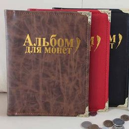Other Home Garden Collecting Money Albums 250 Pockets 10 Pages Coins Collection Album Book for Collector Coin Holder Mini Penny Storage 231130
