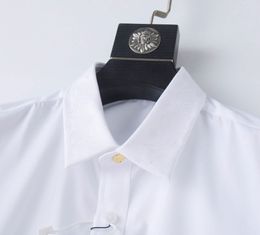 Fashion brand male designer business casual shirt, quality first, classic luxury, elegant style, suitable for all scenes.