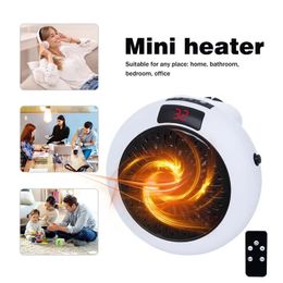 Other Home Garden Electric Ptc Heaters Warmer WallOutlet Office Room Desktop Household Heating Stove Radiator Mini Fan Heater 231130