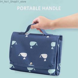 Changing Pads Covers Waterproof Multi Function Portable Multifunction Diaper Changing Bag Pad Baby Mom Clean Hand Folding Mat Infant Care Products Q231202