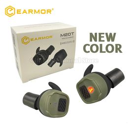 Cell Phone Earphones Earmor M20T Wireless Bluetooth Hearing Protection Earplugs Water and Dust Proof Military Tactical Anti Noise Earmuff NRR26db 231130