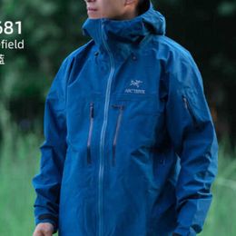 Designer Arcterys Jackets Authentic Men's Arc Coats Mens Gtx Pro Hard Shell Charge Coat Outdoor Waterproof 25681 Backlight Blueforcefi