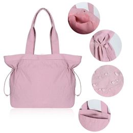 Designer tote bag Drawstring 18L yoga sports shoulder bags light weight waterproof nylon crossbody purses lulu luxurys handbags