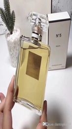 Luxury N5 Perfume for Woman 100ml EDP Spray Fashion Yellow Version C Brand Perfumes for Women Longer Lasting Sexy Fragrance Parfum8921995