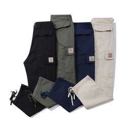 Oversized Mens Pants Carhart Designer Casual Loose Overalls Multi Functional Trousers Pocket Sweatpants design 8002ess
