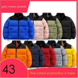 Northface Jacket Mens Designer Down Jacket Winter Cotton Womens Jackets Parka Coat Face Outdoor Windbreakers CoupleNorthface Puffer 159