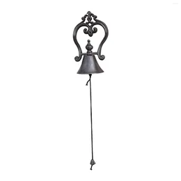 Doorbells Dinner Bell Door Decorative Wall Mounted Manually Shaking Cast Iron For Yard Garden Decor