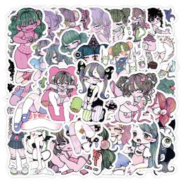 52pcs the Temptation of Girls cartoon graffiti Waterproof PVC Stickers Pack For Fridge Car Suitcase Laptop Notebook Cup Phone Desk Bicycle Skateboard case.