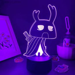 LED Neon Sign Game Hollow Knight Zote the Mighty 3D Led Neon Night Lights Birthday Toys Cool Gift For Friend Kid Bedroom Table Decor Lava Lamp YQ231201