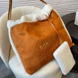 Tasarımcı Chanelness Bag Crossbody Luxurys Çantalar Büyük Kapasite Kuzu Süet Büyük Marka Sırt Çantası Tek Omuz Kova Çantası Crossbody Sırt Çantası Taşınabilir Sırt Çantası