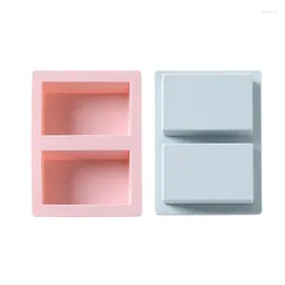 Baking Moulds Practical Handmade Soap Molds Cake Mold Square Silicon DIY