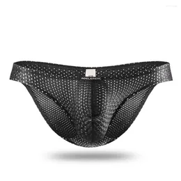 Underpants Men Jockstrap Underwear Mesh Breathable Sexy Thong Lingerie