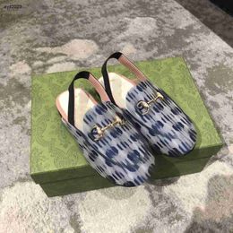 Fashion kids slippers Child Sandals Full print of letter logo baby Shoes Box Packaging Size 24-35 Rubber sole boy girl slides Nov25