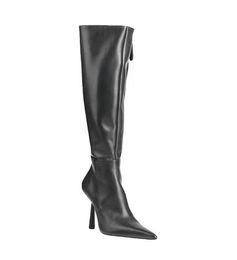 2024 Top Designer GIA BORGHINI Stivali moda donna Stivali al ginocchio in pelle nera Décolleté a punta Stile caviglia Stivaletti corti Donna Marchio di lusso Scarpe originali