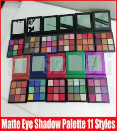 9 Colours Matte Eyeshadow Presses Palette Makeup Eye shadow Smokey Mauve Electric Warm Brown Amethyst Ruby Emerald Sapphire Coral G3458966