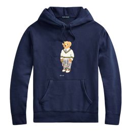 Plein Bear Brand Mens Hoodies Sweatshirts Warm Thick Sweatshirt Hip-hop Loose Characteristic Pullover Teddy Luxury Hoodie 9050