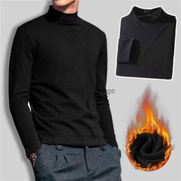 Men's Sweaters New Autumn Winter Thick Warm Wool Cashmere Sweater Men Turtleneck Mens Sweater Fit Pullover Wool Knitwear Pull Homme JumperLF231114L231213
