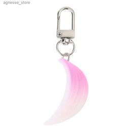 Keychains Lanyards Onion Slice Keychain Food Vegetable Toys Photography Props Car Key Ring Fun Schoolbag Pendant Jewellery Gift R231201