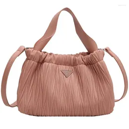 Shoulder Bags Fashion Niche Design Bag 2023 Women's Summer Versatile Crossbody Portable Bucket
