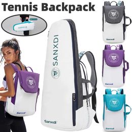 Tennis Bags Outdoor Bags Tennis Backpack Badminton Bag Tennis Padel Squash Badminton Rackets Bag Large Capacity Racquet Bags Padel Rackets Backpack 231201