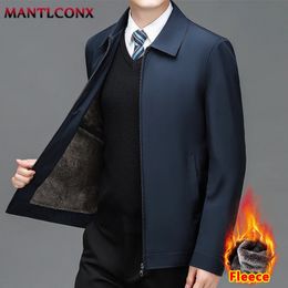 Mens Jackets Autumn Winter Warm Jacket Blazers for Men Parka Coat Thick Fleece Luxury Business L3XL 231201