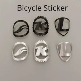 Bike Groupsets Bicycle Badge Made of Soft Aluminium Alloy Bike Stickers Leader Badge Head Tube DIY Cycling Accessories 231130