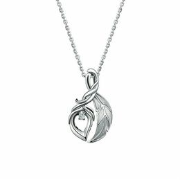 League Game Rakan And Xayah Couple Necklace Pendants 925 Sterling Silver Necklace For Women Jewellery Couple Lovers Gifts263V