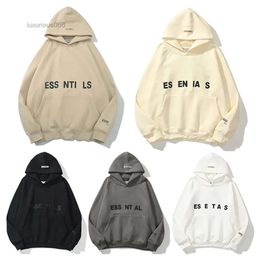 Men's Hoodie 3d Silicon Designer Clothing Hoodys Couples Sweatshirts Quality Velvet Sweater Ess Pullovers Women Winter Jumpers Street