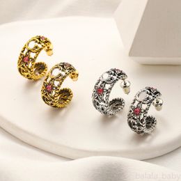 Luxury Earring Designer Jewelry Brand Letter Gold Stud Earrings Woman Jewelry Accessories Christmas Gifts