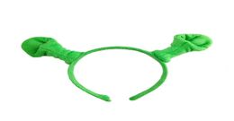 Green OGRE Ears Headband Unisex For Fancy Dress Accessory Party SHREK Headband Party Favour 10pcslot DEC5972990168