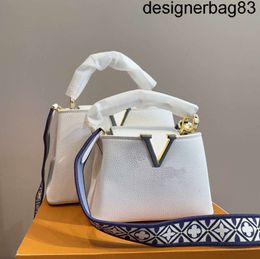 High quality handbag Designer Shoulder Bag Wide Strap Crossbody bag Metal Women's Celebrity Dinner Luxury Brand clamshell Multi-size