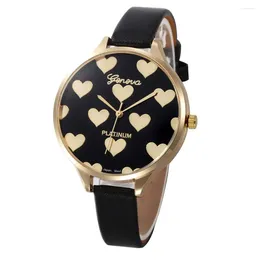 Wristwatches Relojes Fashion Women Casual Faux Leather Band Checkers Quartz Analog Wrist Watch Clock Female Wholesale