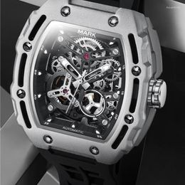 Wristwatches 2024 Watch Mens Mechanical Wristwatch Luxury Automatic Watches For Men Stainless Steel Case Clock Male Relogio Masculino