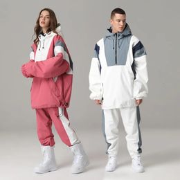 Skiing Suits Men and Womens Snow Ski Suit Winter Snowboard Wear for Outdoor Jackets Pants Clothing Warm Equipment 231130