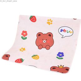 Changing Pads Covers 100x60cm Reusable Baby Changing Pad Daily Portable Washable Soft Anti Slip Home Travel Diaper Mat Waterproof Shower Gift Printed Q231202