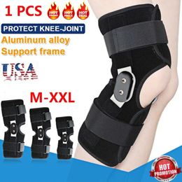 Belts 1Pc Hinged Knee Arthritis Support Guard Stabiliser Strap Wrap Sports Knee Pads Brace 231201