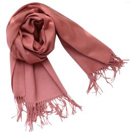 Scarves Luxury Winter Scarf For Men Women Super Soft Classic Solid Color Neck Cashmere Feel Thicken Warm Shawls And Wraps