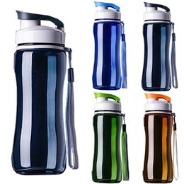 Water Bottles Bottle Sport GYM Train Travel Portable Shaker Bike Hiking Plastic Leakproof School BPA Free Drinkware 231130