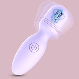 vibrators Bowling Mini Av Stick Silicone Rechargeable Pocket Massage for Women's Masturbation Jumping Eggs Fun and Teasing Adult Supplies