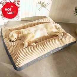 kennels pens Big Dog Mat Corduroy Pad for Medium Large Dogs Oversize Pet Sleeping Bed Big Thicken Dog Sofa Removable Washable Pet Supplies 231130