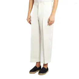 Men's Pants Original Design White Casual Trousers 2023 Personality Belt Can Loosen The Fashion Show