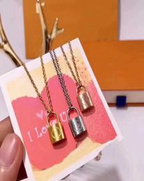 Selling Chain Necklaces Lock Shape Products Long Necklace Style Selection Necklace for Couple Necklace Accessories2455916