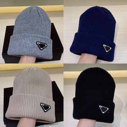 Beanie Cap Mens Designer Bucket Hats New Fashion Women Ladies Knitted Cotton Hat Beanie Warm Autumn Winter Brand Letter Knitted Windbreak