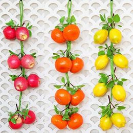 Party Decoration Simulation Artificial Fruit String For Restaurant El Home Garden Wedding Kitchen Christmas Wall Decor