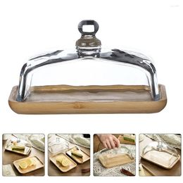 Dinnerware Sets Dessert Pastry Plate Cake Pan Multi-function Tray Home Accessory Household Trays Glass Desktop