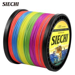 Braid Line SIECHI 8 Strands 1000M 500M 300M PE Braided Fishing Line tresse peche Saltwater Fishing Weave Superior Extreme Super Strong 231201