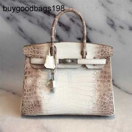 Himalayans Handbags Genuine Leather Women Hs Handmade Himalaya Bag Bk30cm Real Crocodile Handbag Large Capacity Uccr