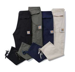 Oversized mens pants Carhart designer Pants Casual loose overalls Multi functional trousers Pocket sweatpants Loose design 6622ess